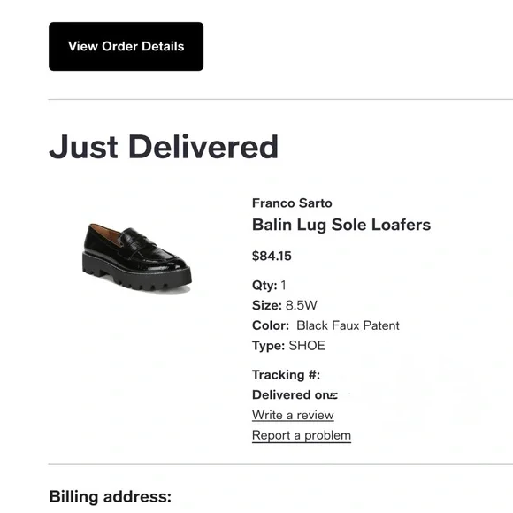 Franco Sarto Glossy Black Womens Loafers Size 8.5W (closer to 8) - Picture 10 of 10